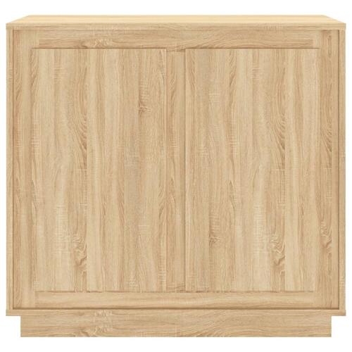 Skænk 80x34x75 cm konstrueret træ sonoma-eg