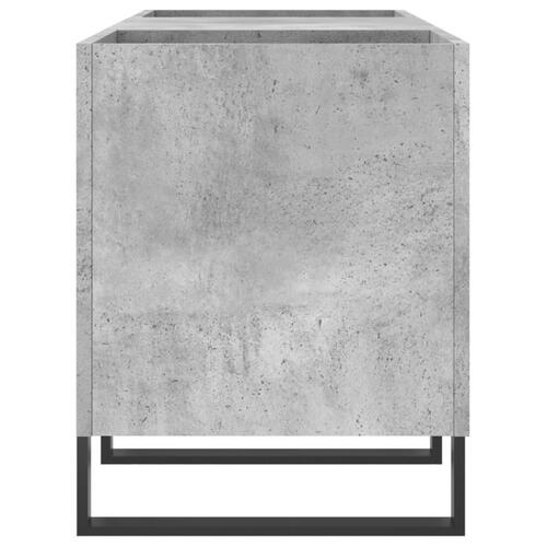 Vinylskab 121x38x48 cm konstrueret træ betongrå