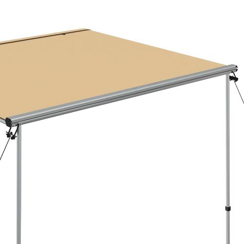 Solsejl til campingvogn 1,8x2x2,15 m beige
