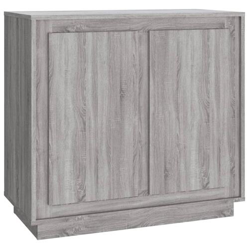 Skænk 80x34x75 cm konstrueret træ grå sonoma-eg