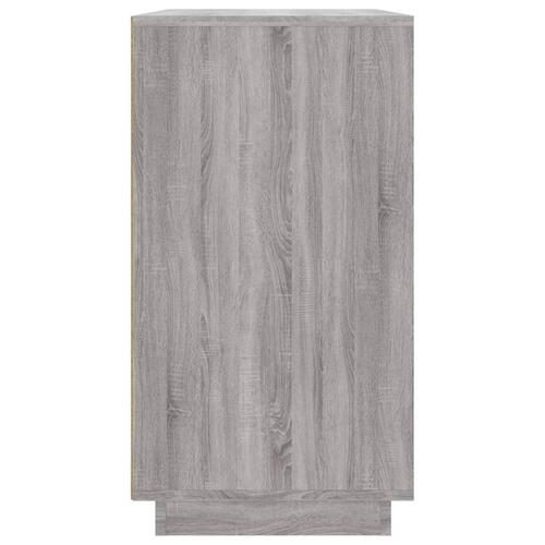 Skænk 80x34x75 cm konstrueret træ grå sonoma-eg