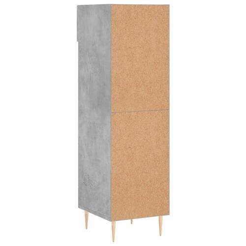 Skoreol 30x35x105 cm konstrueret træ betongrå