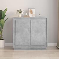 Skænk 80x34x75 cm konstrueret træ betongrå