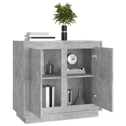 Skænk 80x34x75 cm konstrueret træ betongrå