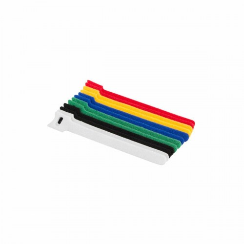 Kabelbindere velcro - Lanberg, 12 stk., multifarvet 15 cm