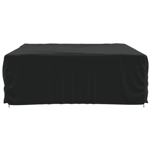 Overtræk til havemøbler 2 stk. 350x260x90 cm oxfordstof sort