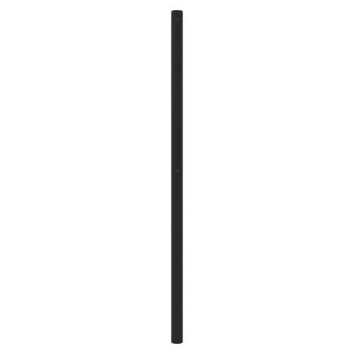 Sengegavl 135 cm metal sort