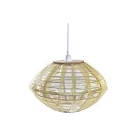 Loftslampe Natur Gylden Brun Bambus 50 W (42 x 42 x 26 cm)