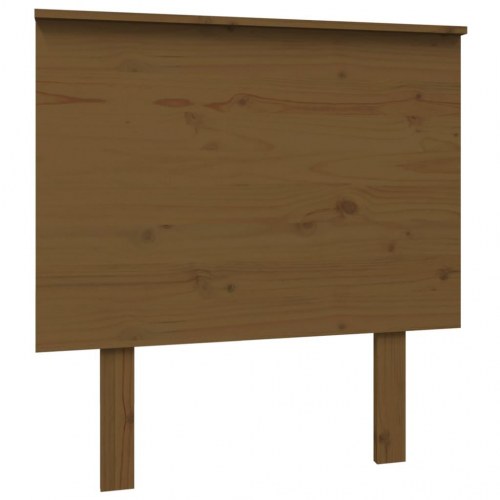 Sengegavl i massivt fyrretræ 79 x 6 x 82,5 cm - gyldenbrun