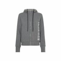 Sportsjakke til damer Calvin Klein Full Zip Mørkegrå L