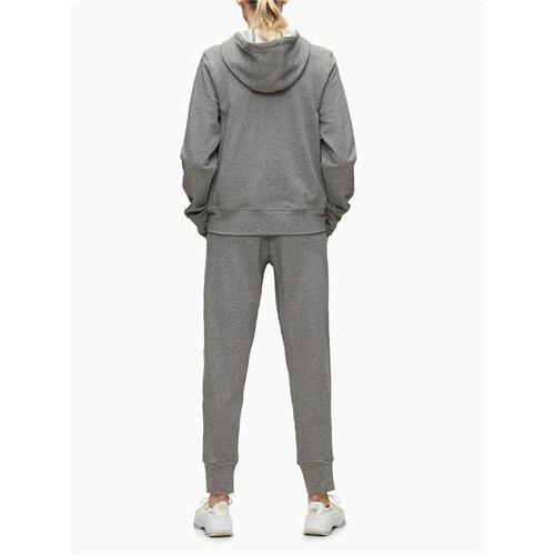 Sportsjakke til damer Calvin Klein Full Zip Mørkegrå L