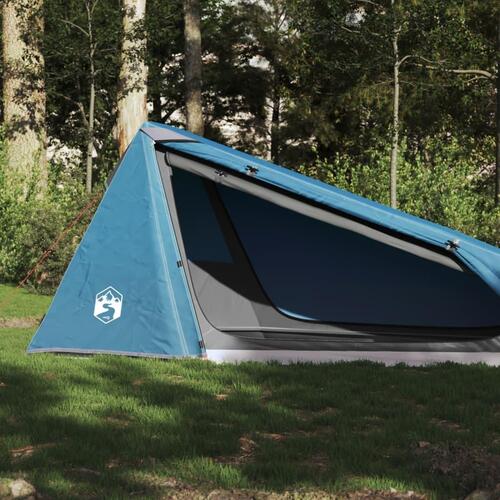 1-personers campingtelt vandafvisende blå