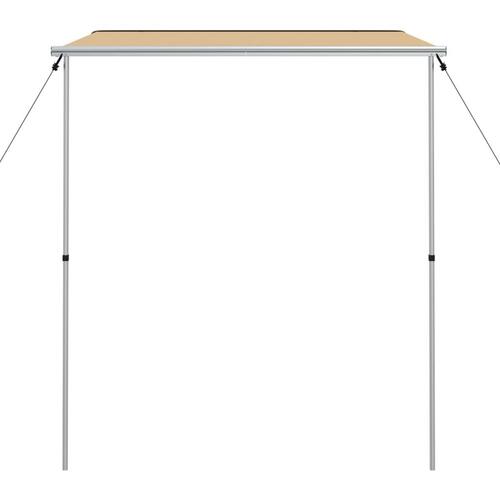 Solsejl til campingvogn 2,4x2,5x2,15 m beige