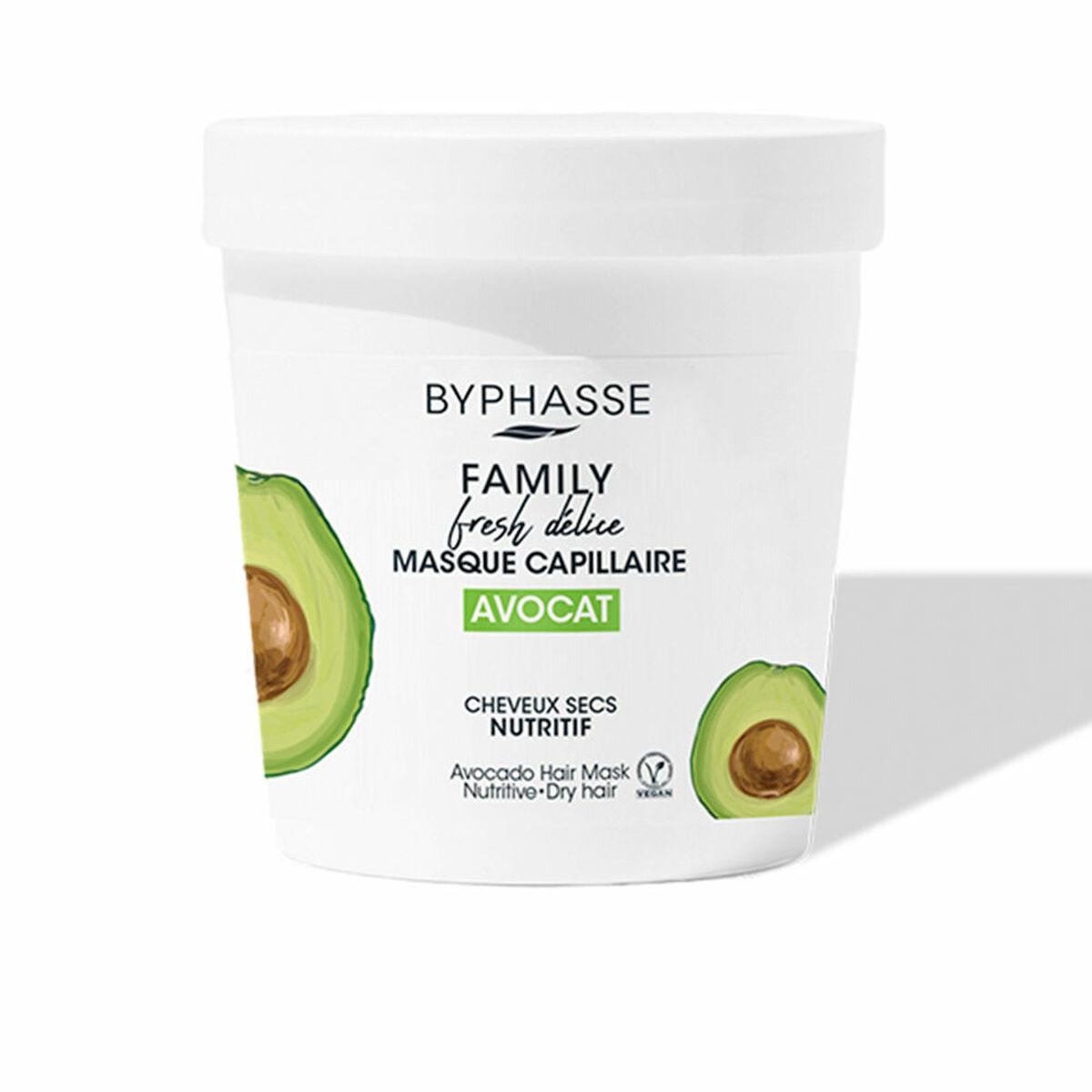 Nærende hårmaske Byphasse Family Fresh Delice Tørt hår Avocado (250 ml)