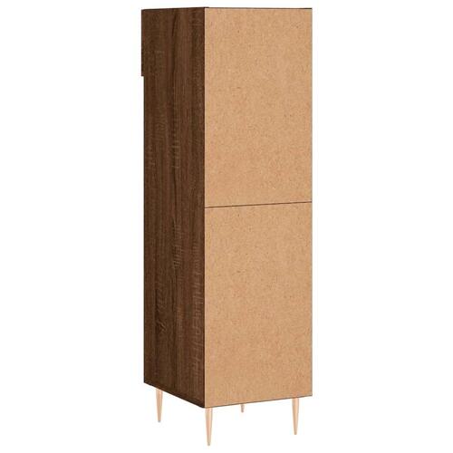 Skoreol 30x35x105 cm konstrueret træ brun egetræsfarve