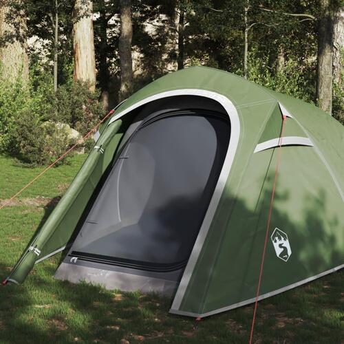 3-personers campingtelt vandafvisende grøn