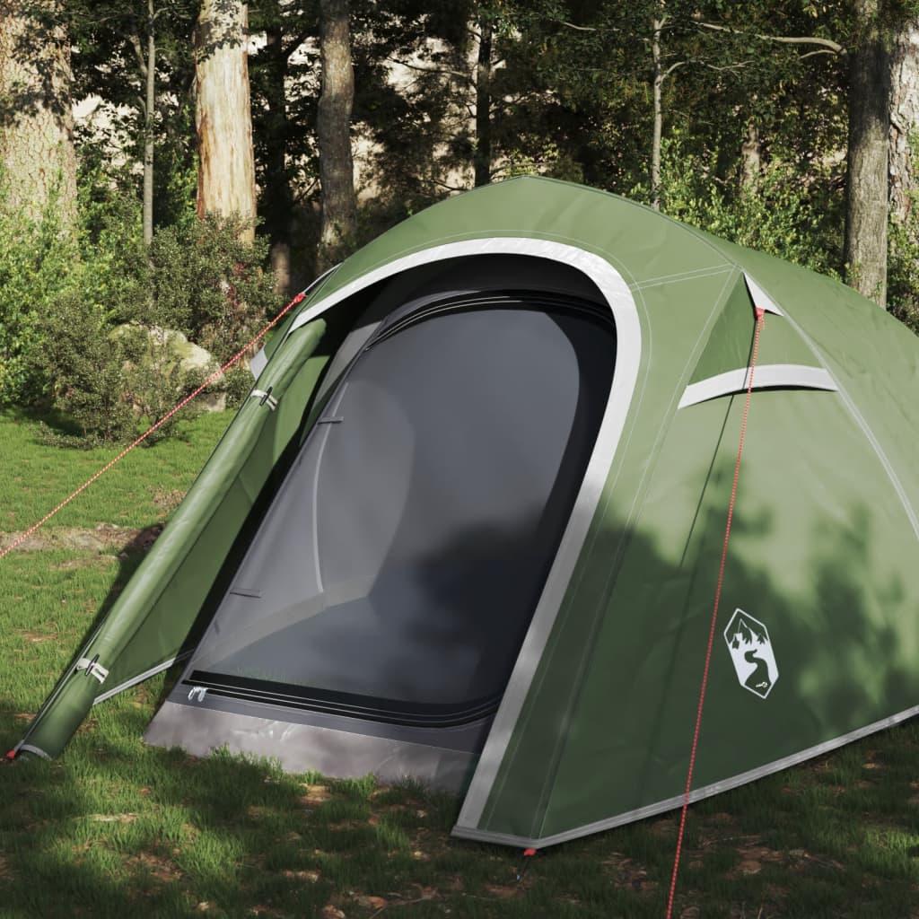 3-personers campingtelt vandafvisende grøn