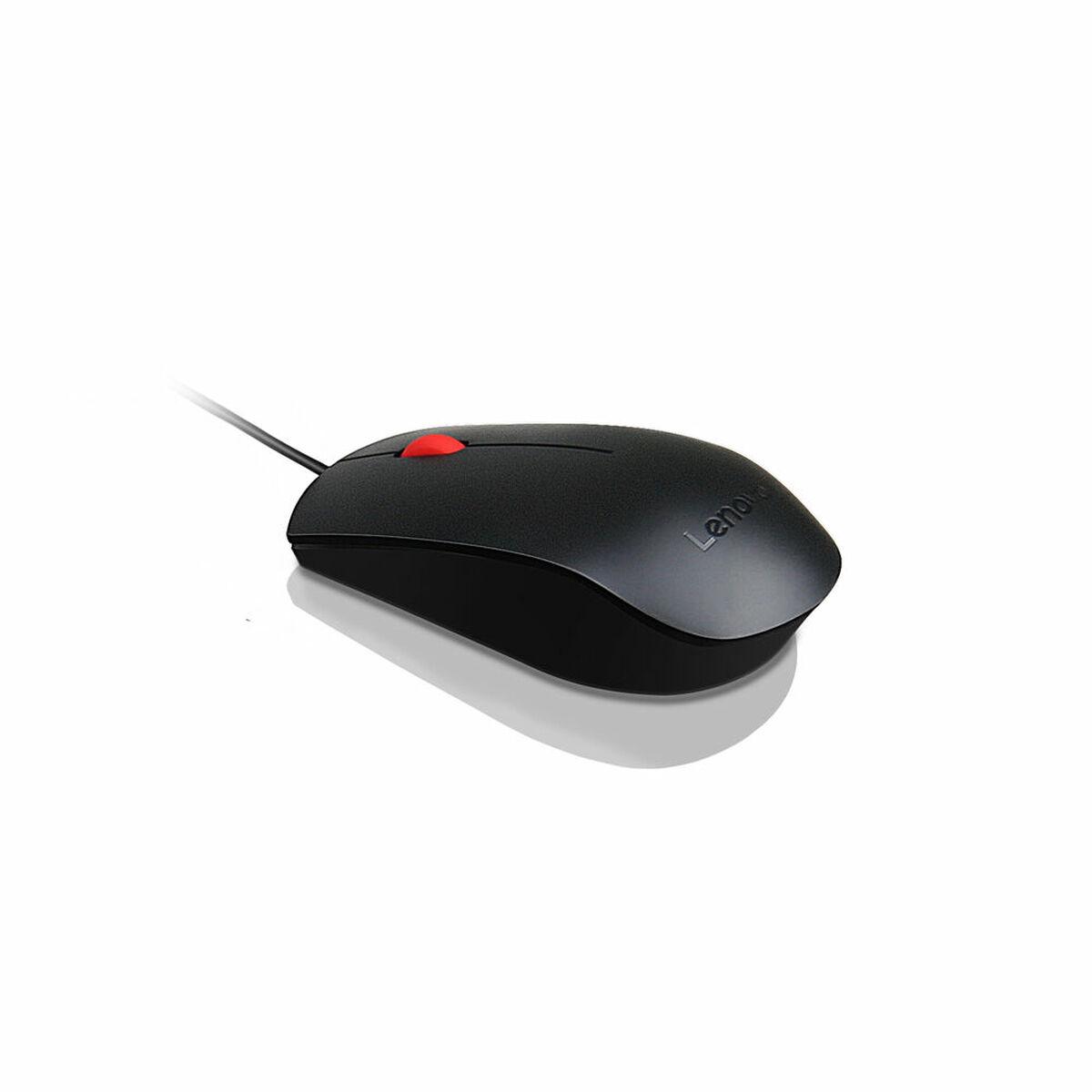 Lenovo mus 5266214 - sort, kablet, 1600 dpi