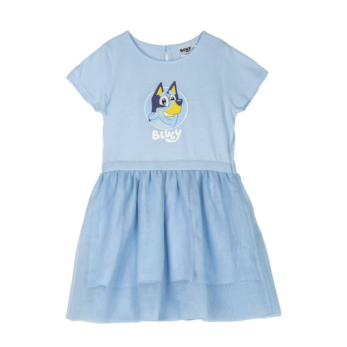 Kjole Bluey Lyseblå 3 år