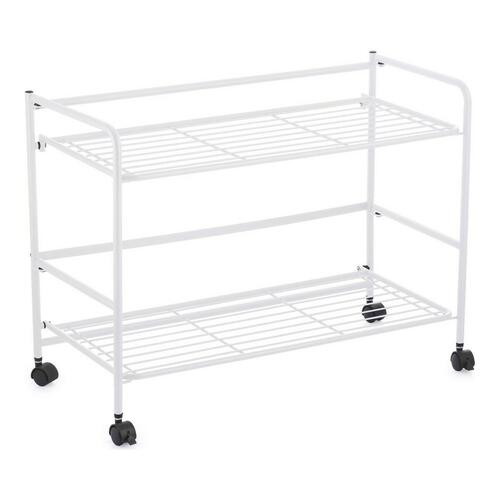 Hylder Confortime Hvid Jern Foldbar Med hjul (67 x 30 x 44,8 cm)