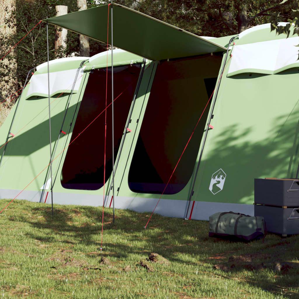 8-personers campingtelt vandafvisende grøn