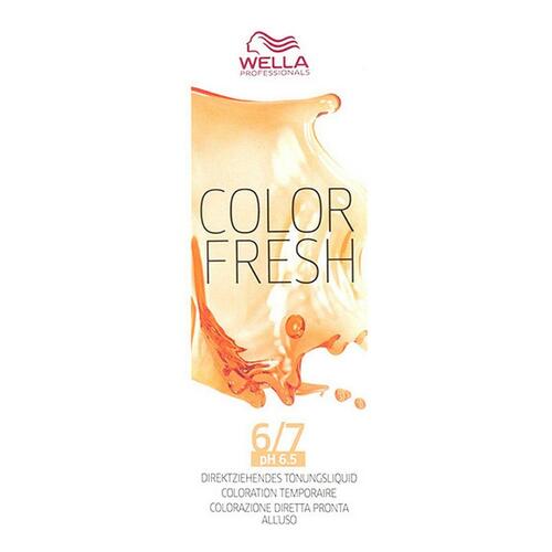 Halvpermanent farvning Color Fresh Wella 10003214 6/7 (75 ml)