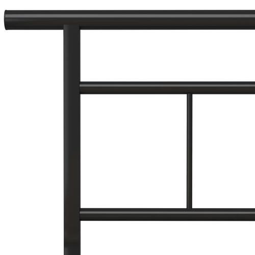 Sengestel 180x200 cm metal sort