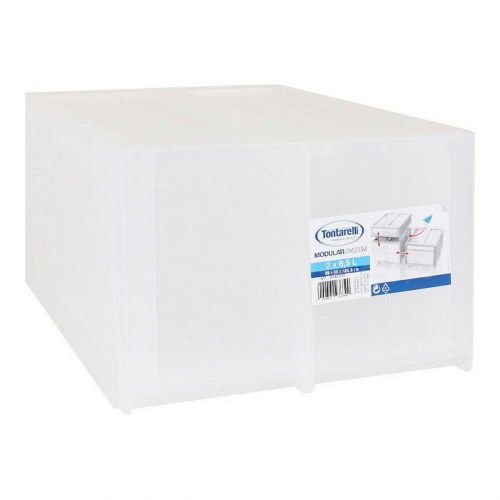 Tontarelli Modular opbevaringsboks - hvid, 29 × 38 × 20,5 cm