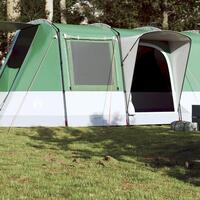 4-personers campingtelt vandafvisende grøn