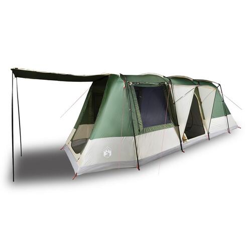 4-personers campingtelt vandafvisende grøn