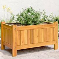 Plantekasse med for 54x31x30 cm massivt akacietræ