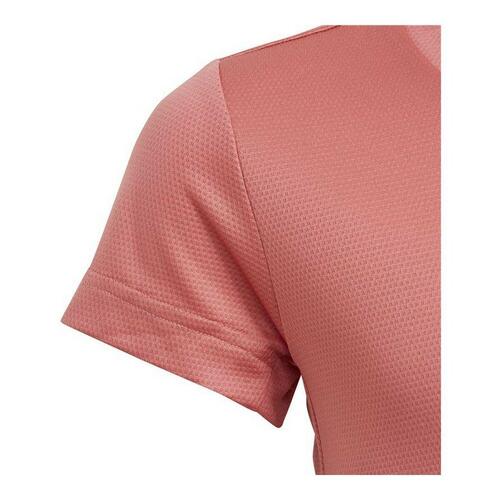 Børne Kortærmet T-shirt Adidas Aeroready Laksefarvet 11-12 år