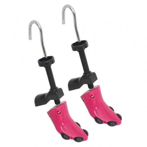 Skotræer med skohorn str. 34-40 plast pink