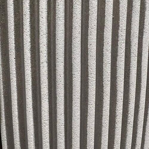 Capi plantekrukke Groove 35x34 cm elfenbensfarvet