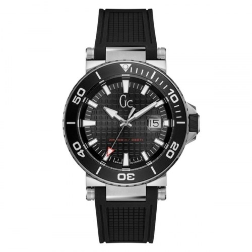 Herreur GC Watches Y36002G2 - sort/sølv, Ø 44 mm
