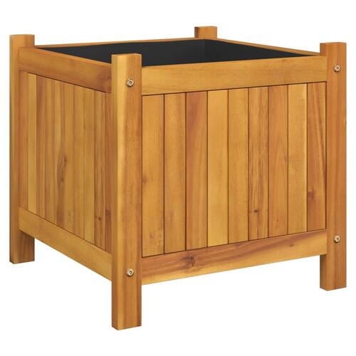 Plantekasse med for 42x42x40 cm massivt akacietræ