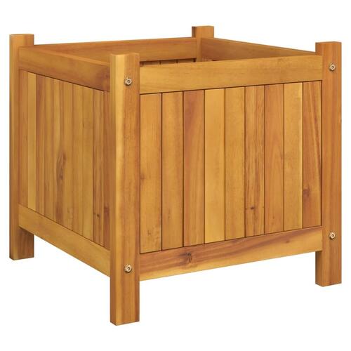 Plantekasse med for 42x42x40 cm massivt akacietræ