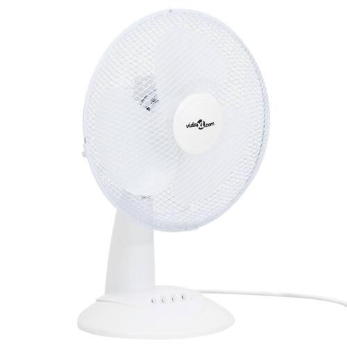 Bordventilator 30 cm 3 hastigheder 40W hvid