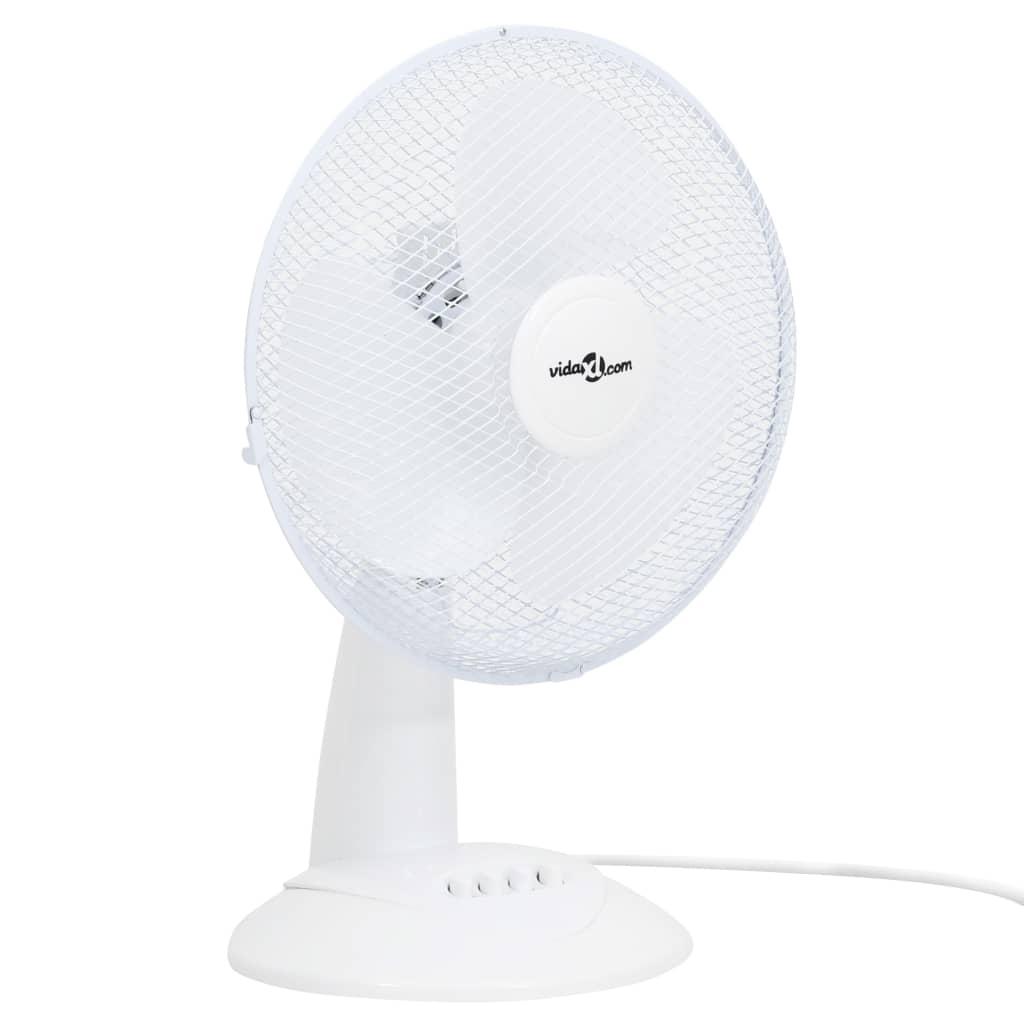 Bordventilator 30 cm 3 hastigheder 40W hvid