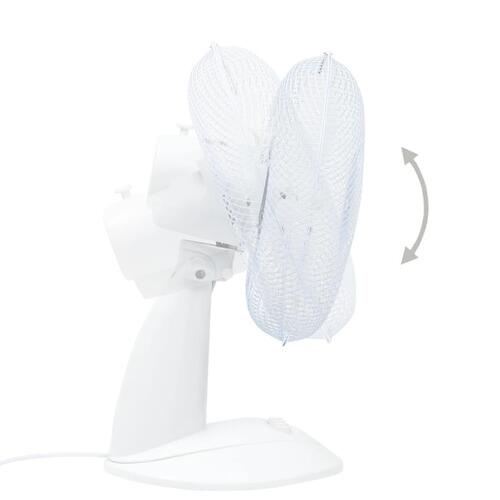 Bordventilator 30 cm 3 hastigheder 40W hvid