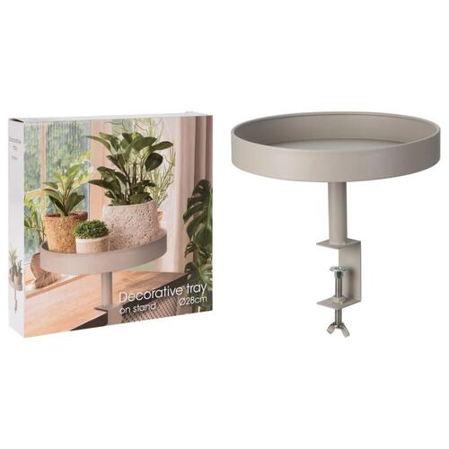 H&S Collection pyntebakke med klemme 28x26 cm sandfarvet