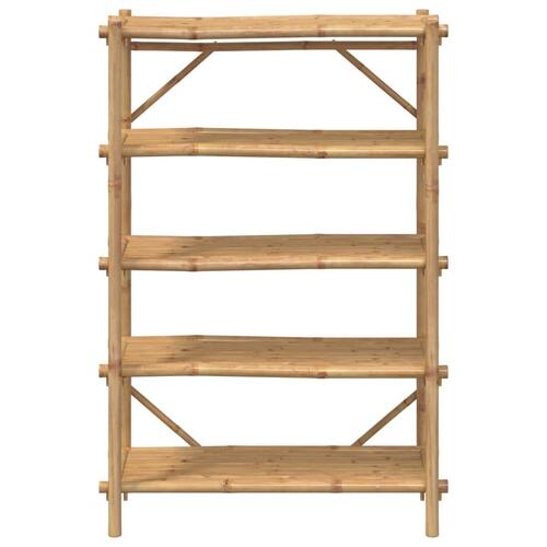 Reol med 5 hylder 100x40x150 cm bambus