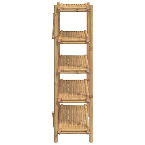 Reol med 5 hylder 100x40x150 cm bambus