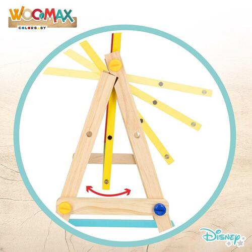 Tavle 2 i 1 Disney 5 Dele 4 enheder 40 x 64,5 x 31,5 cm
