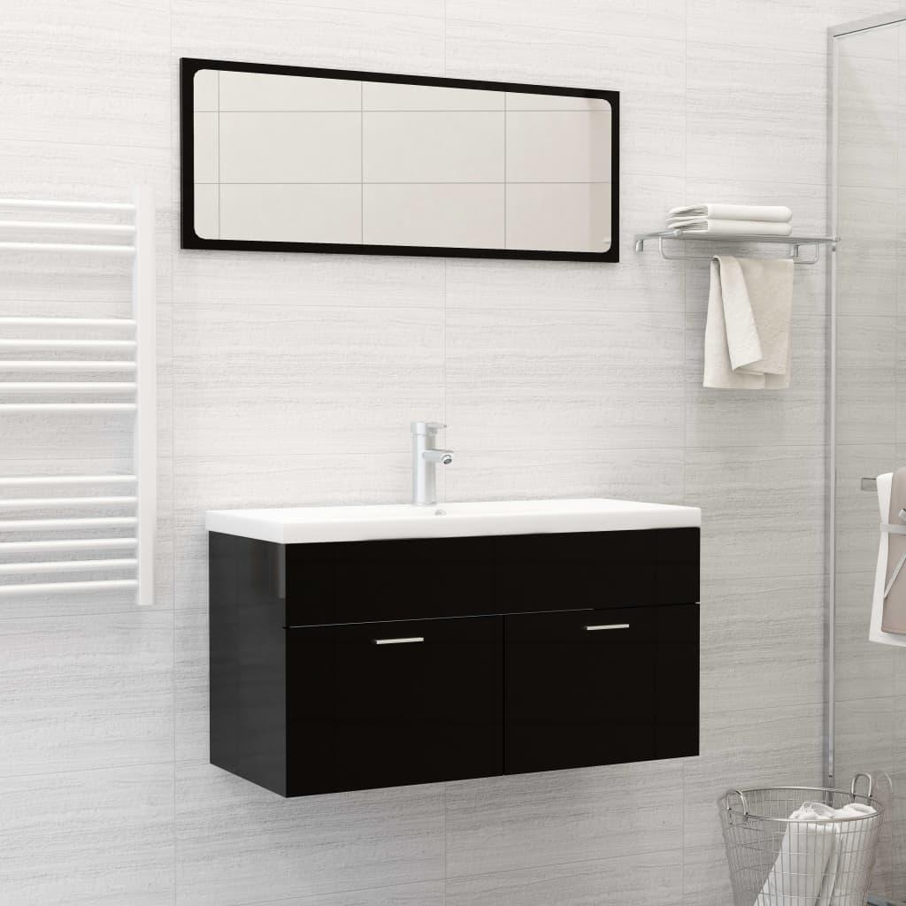 Indbygget håndvask med hane 91x39x18 cm keramisk hvid