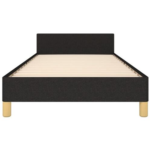Sengeramme uden madras 90x200 cm stof sort