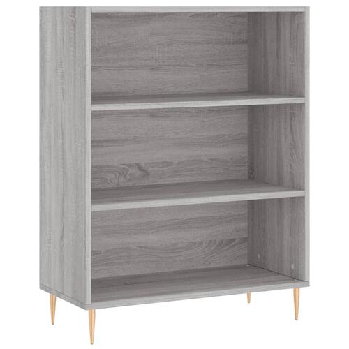 Højskab 69,5x34x180 cm konstrueret træ grå sonoma-eg