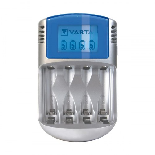Varta POWER LCD oplader med 4 genopladelige AA-batterier