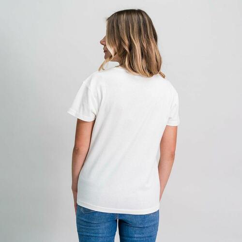 Kortærmet T-shirt til Kvinder Mickey Mouse Hvid S
