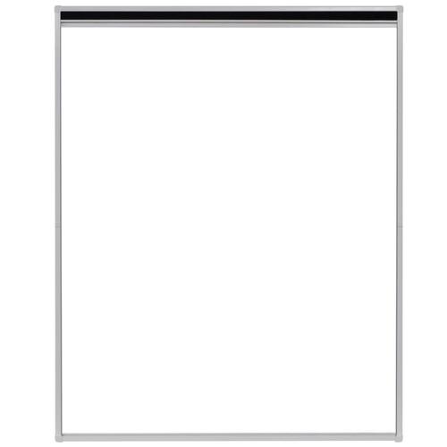 Plisseret insektnet til vinduer 60x160 cm aluminium